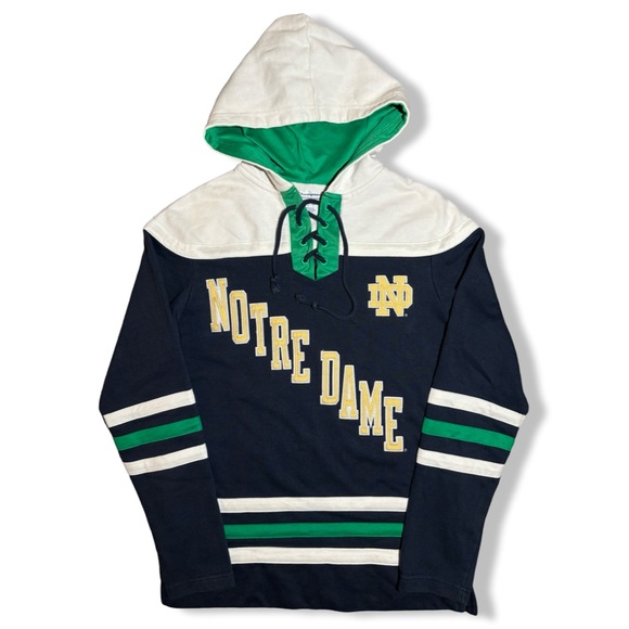 Champion Notre Dame Fighting Irish Lace Up Hoodie - Picture 1 of 4